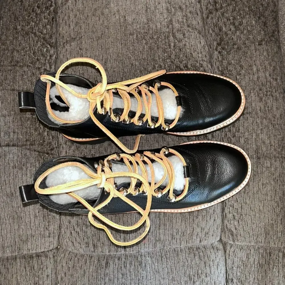 Marc Fisher LTD Izzie lug sole winter hiking boot women's Size 6 - Picture 6 of 9